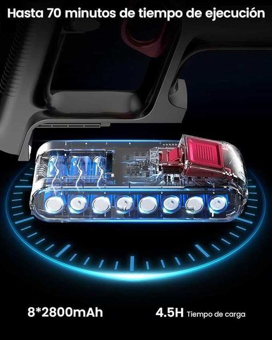 Bezprzewodowy Odkurzacz 550w 1,6L Dotykowy LED Filtr HEPA Anyson