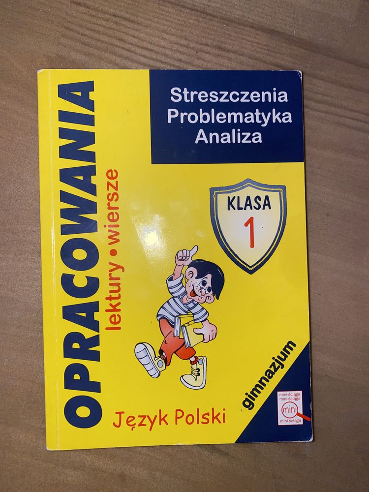Opracowania lektury+wiersze jezyk polski klasa 1 gimnazjum
