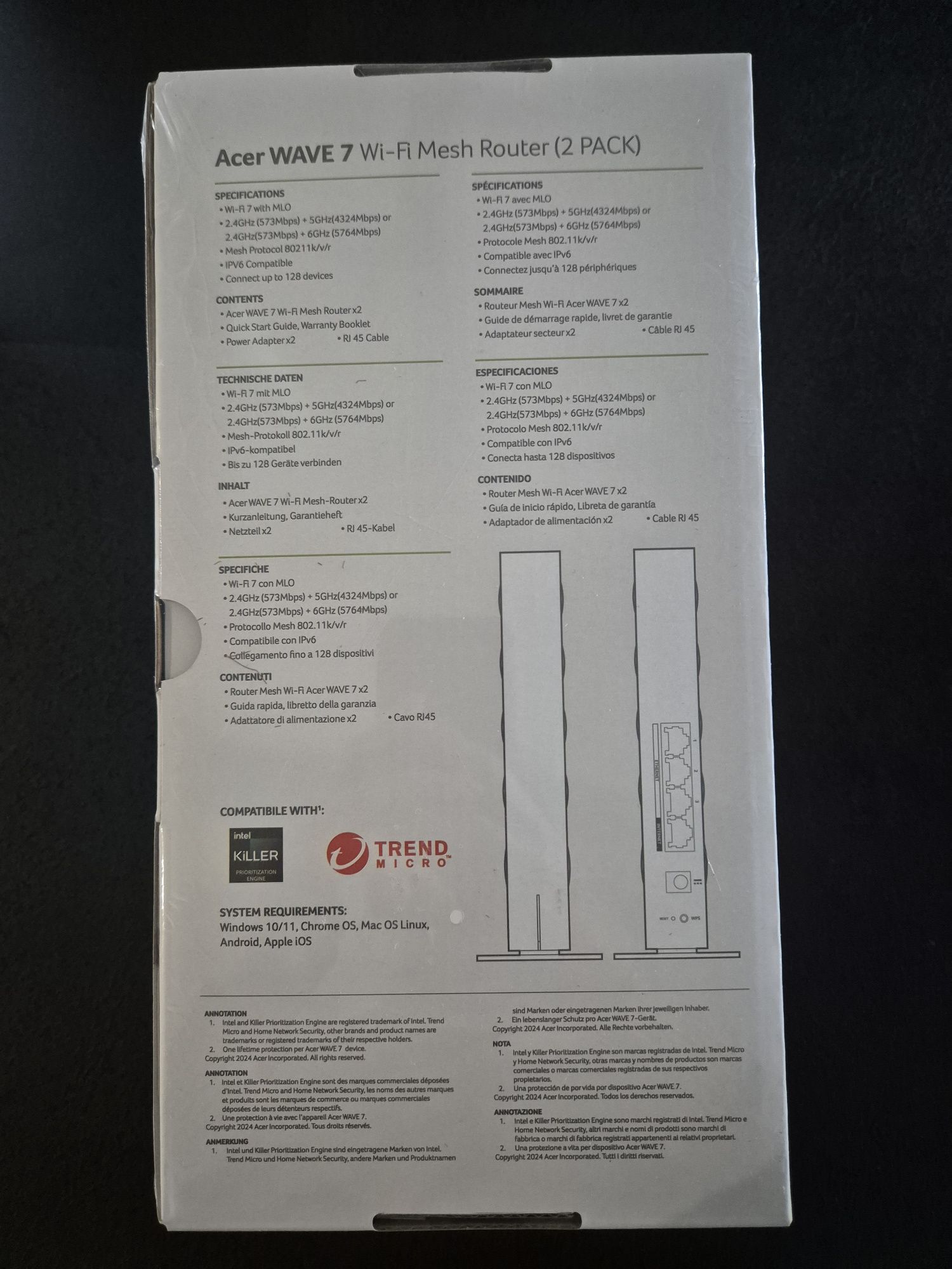 Acer wi-fi 7 mesh router wave 7