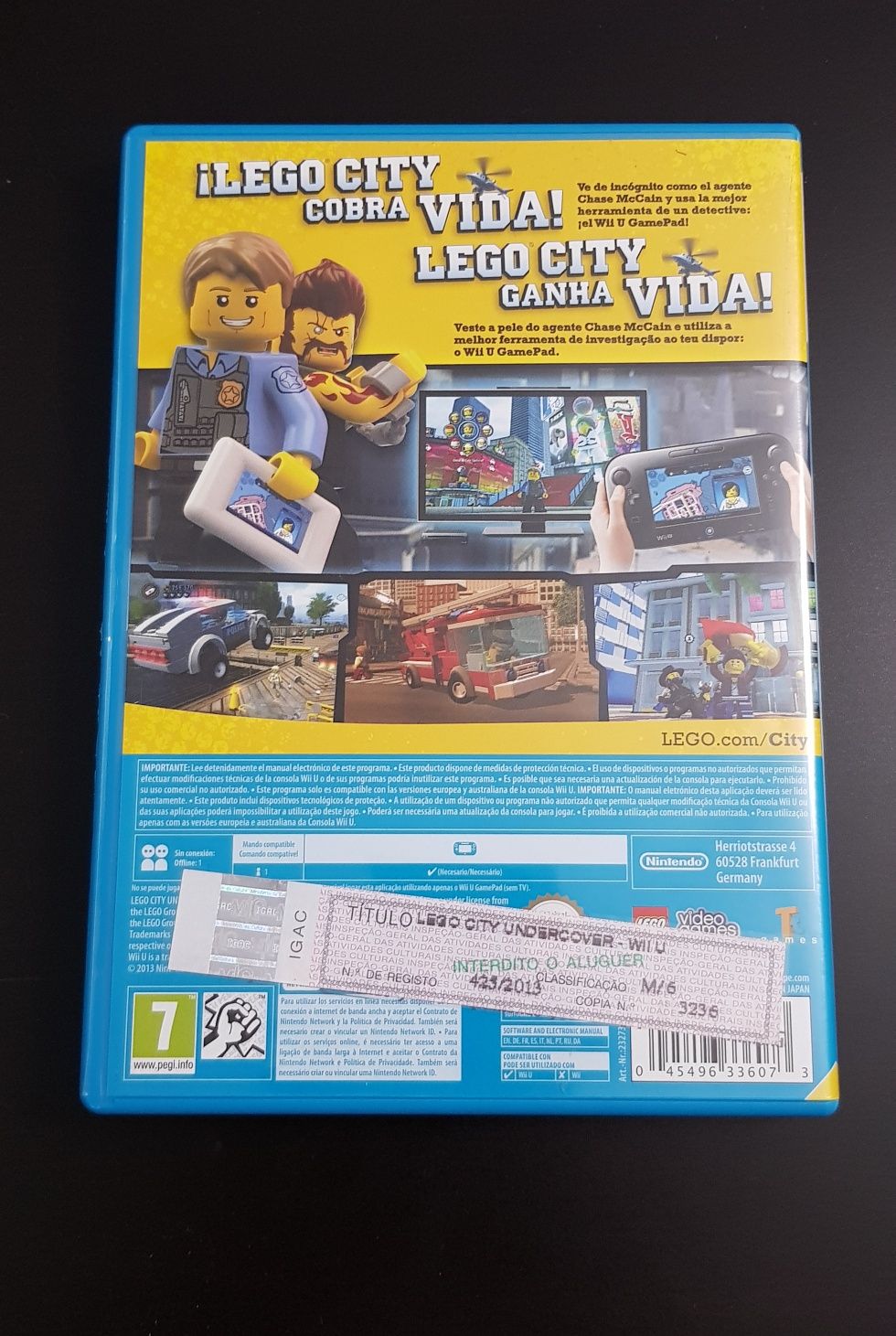 Jogo Lego City Undercover Nintendo WII U