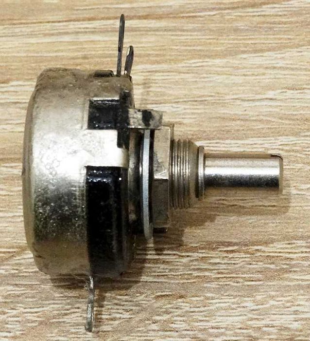 Potencjometr typu SP-1.2 UNITRA TELPOD 10 kΩ - komów - A, 2 W, RETRO