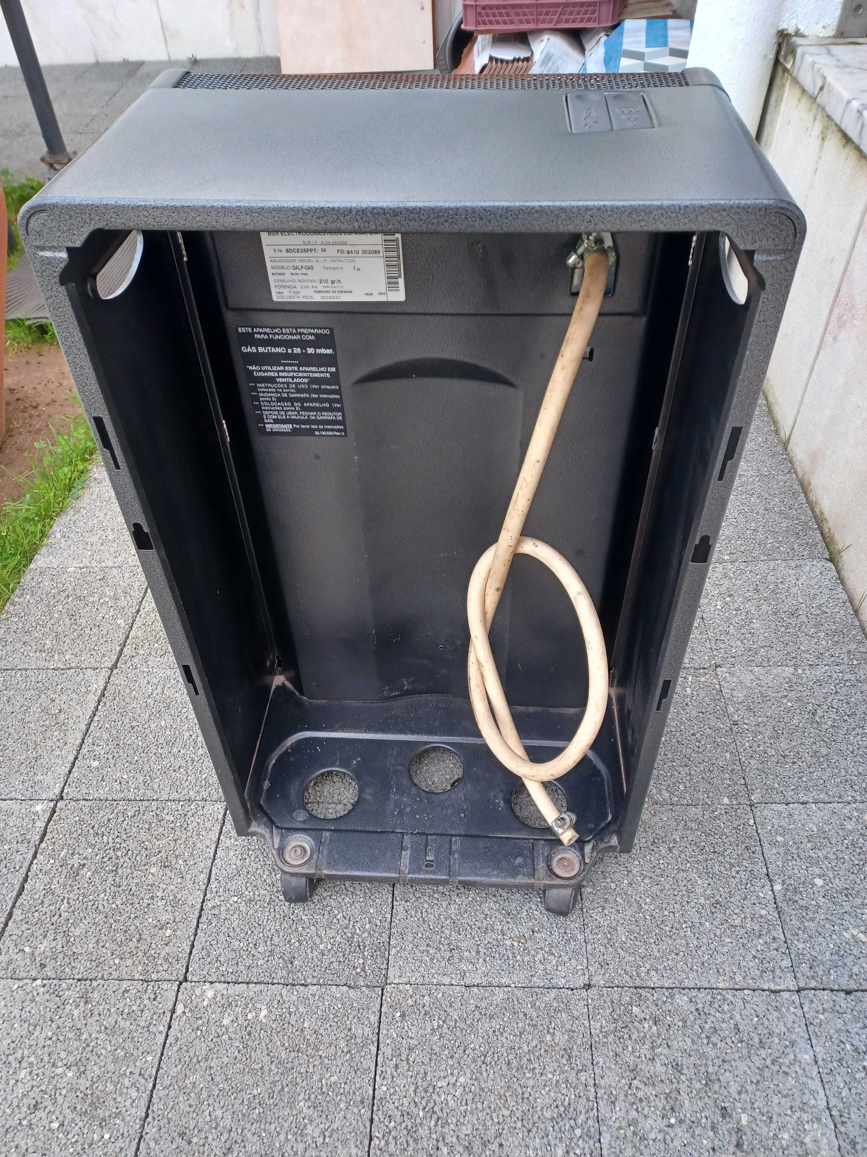Aquecedor a gás da GALP