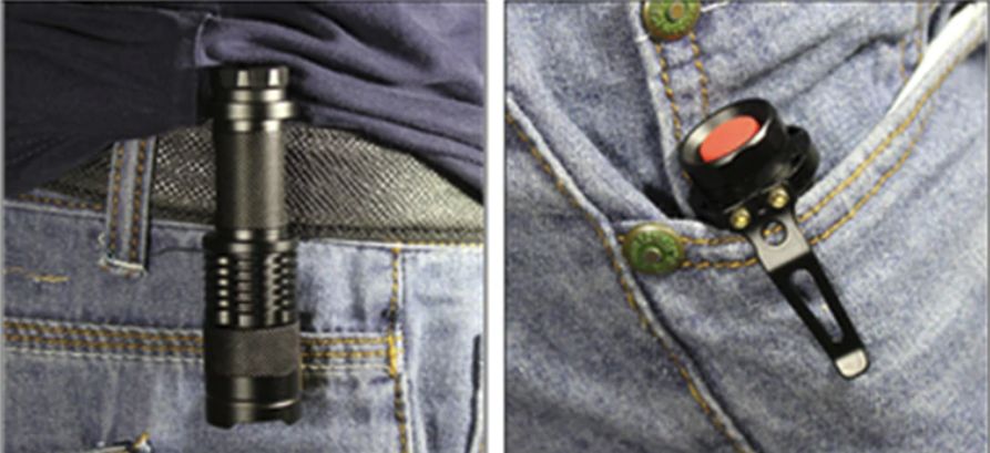 Latarka Cree Q5 Taktyczna Kieszonkowa Mała Mini