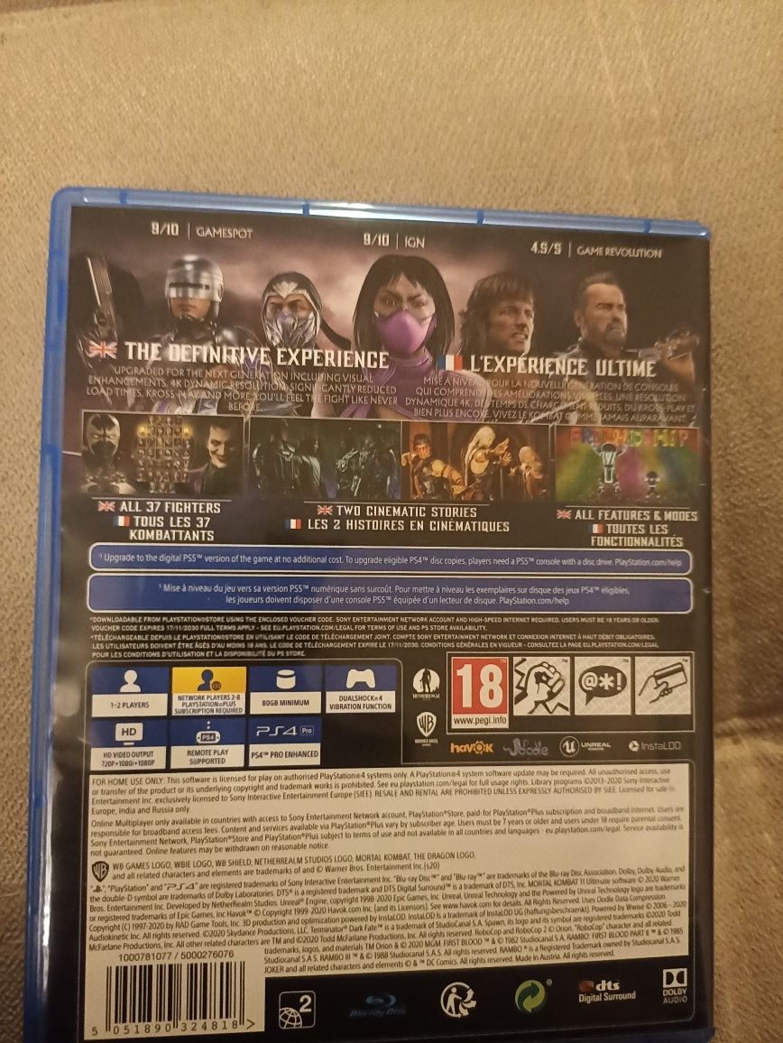 Mortal Kombat 11 ps4