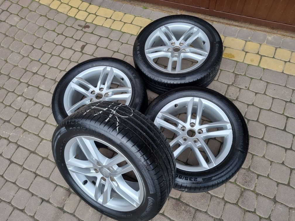 Alufelgi Koła 5x112 ET 43 Audi VW Opony Continental 235/50R18