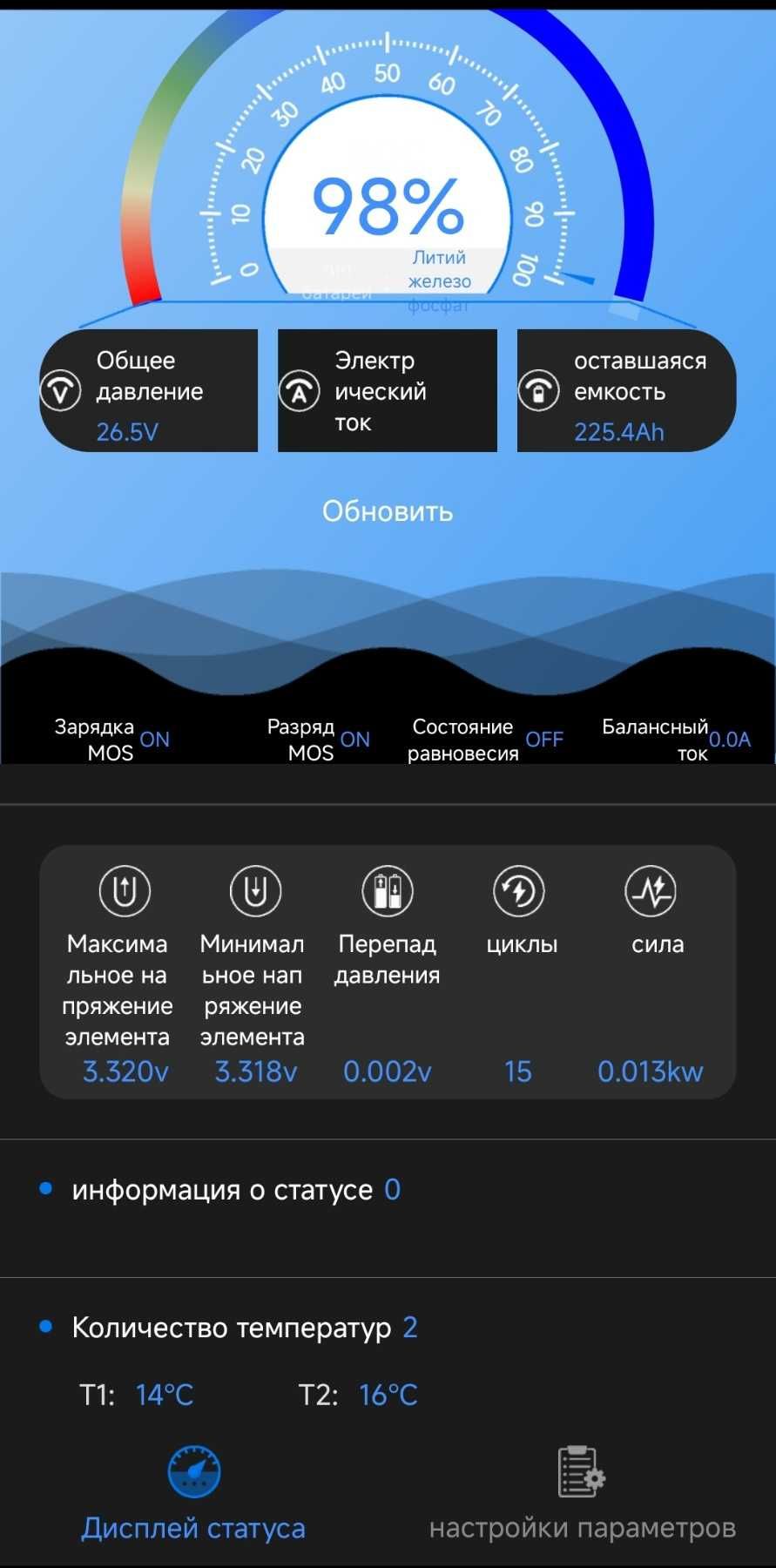 Аккумуляторная сборка LiFePO4 на 230 Ач + BMS 150А