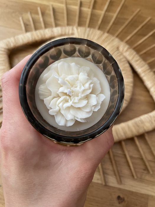 Świeca sojowa eukaliptus zapach naczynie