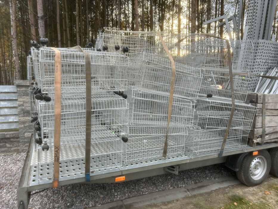 Kosze sklepowe jezdne sztaplowane Okazja Fakrura Vat