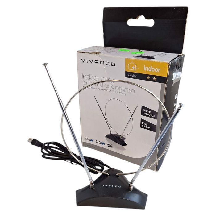 antena wewnętrzna wzmacniacz dvb-t dvb-t2 fm dab+