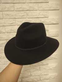 Stetson р. XL чорний чоловічий капелюх фетровий шерстяний шляпа черная