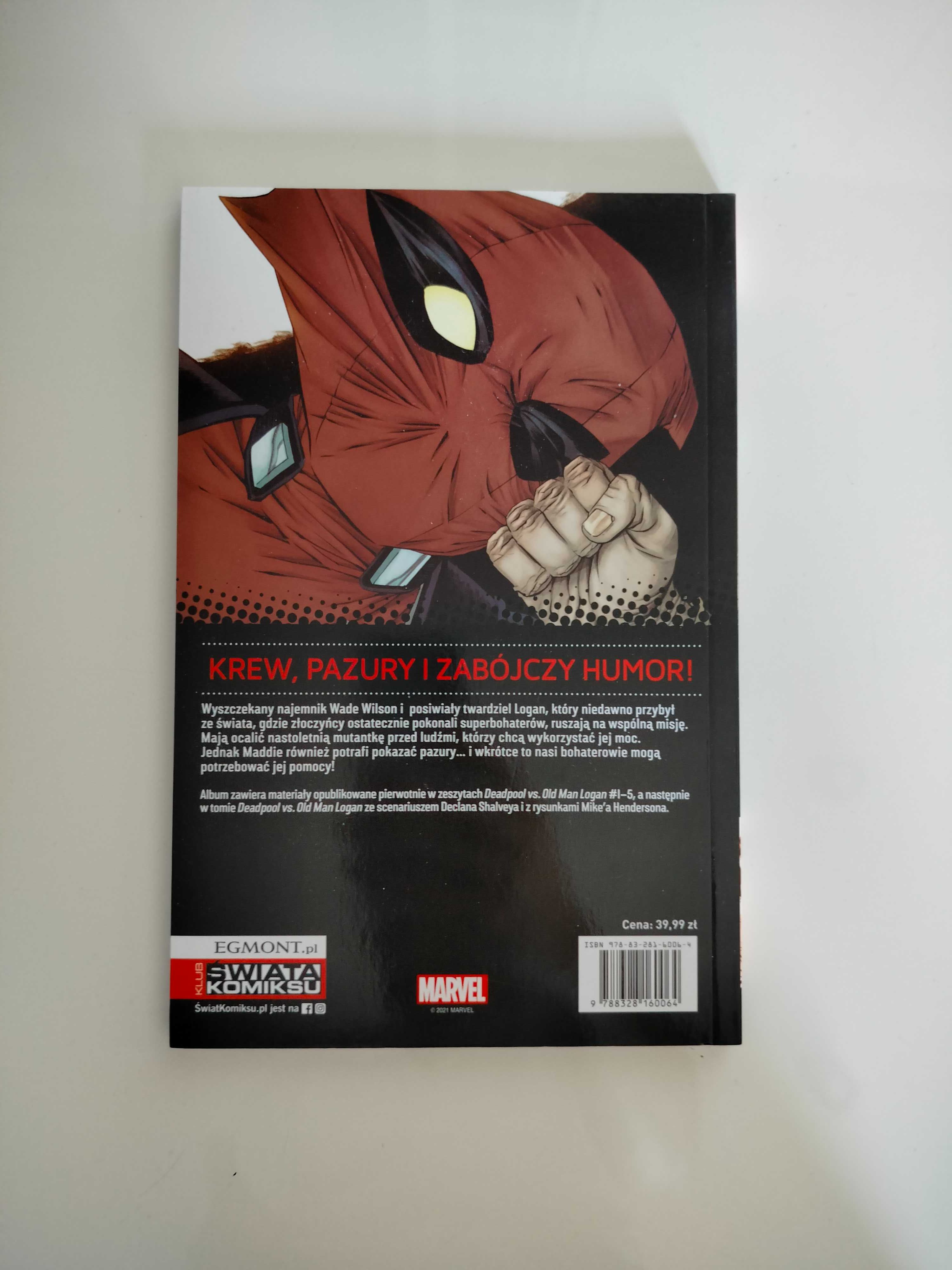 Komiks Marvel Deadpool kontra Staruszek Logan