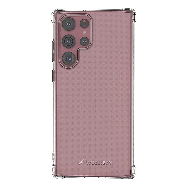 Etui Anti Shock pancerne do Samsung Galaxy S22 Ultra przezroczysty