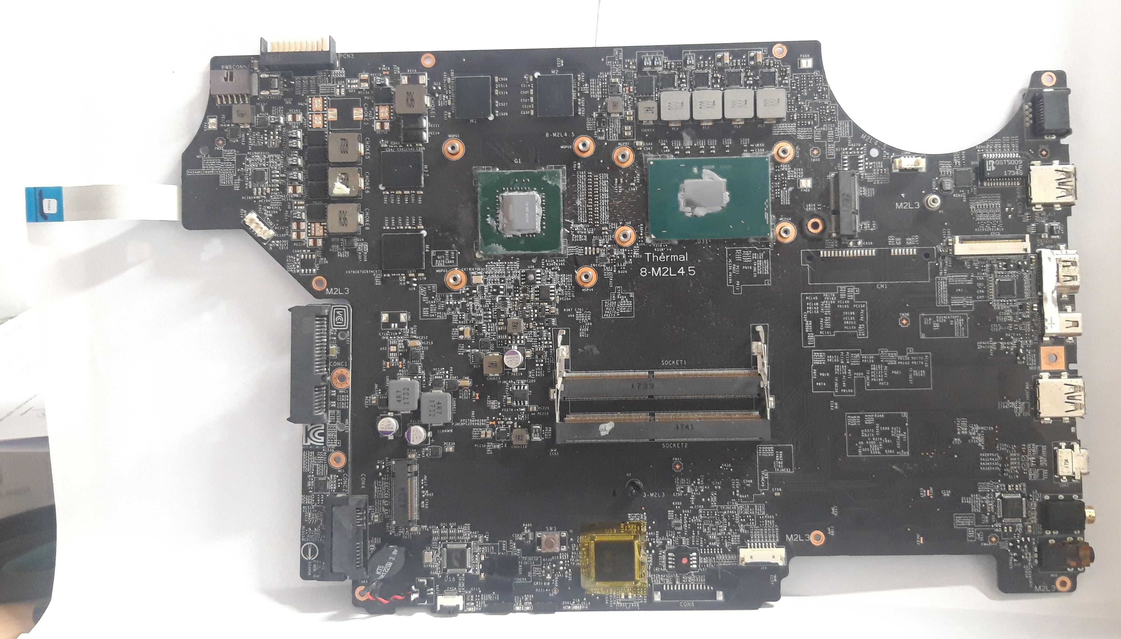 Płyta MS-16J91 Ver: 1.0 i5 GTX-1050 laptop MSI MS-16J9 uszkodzona