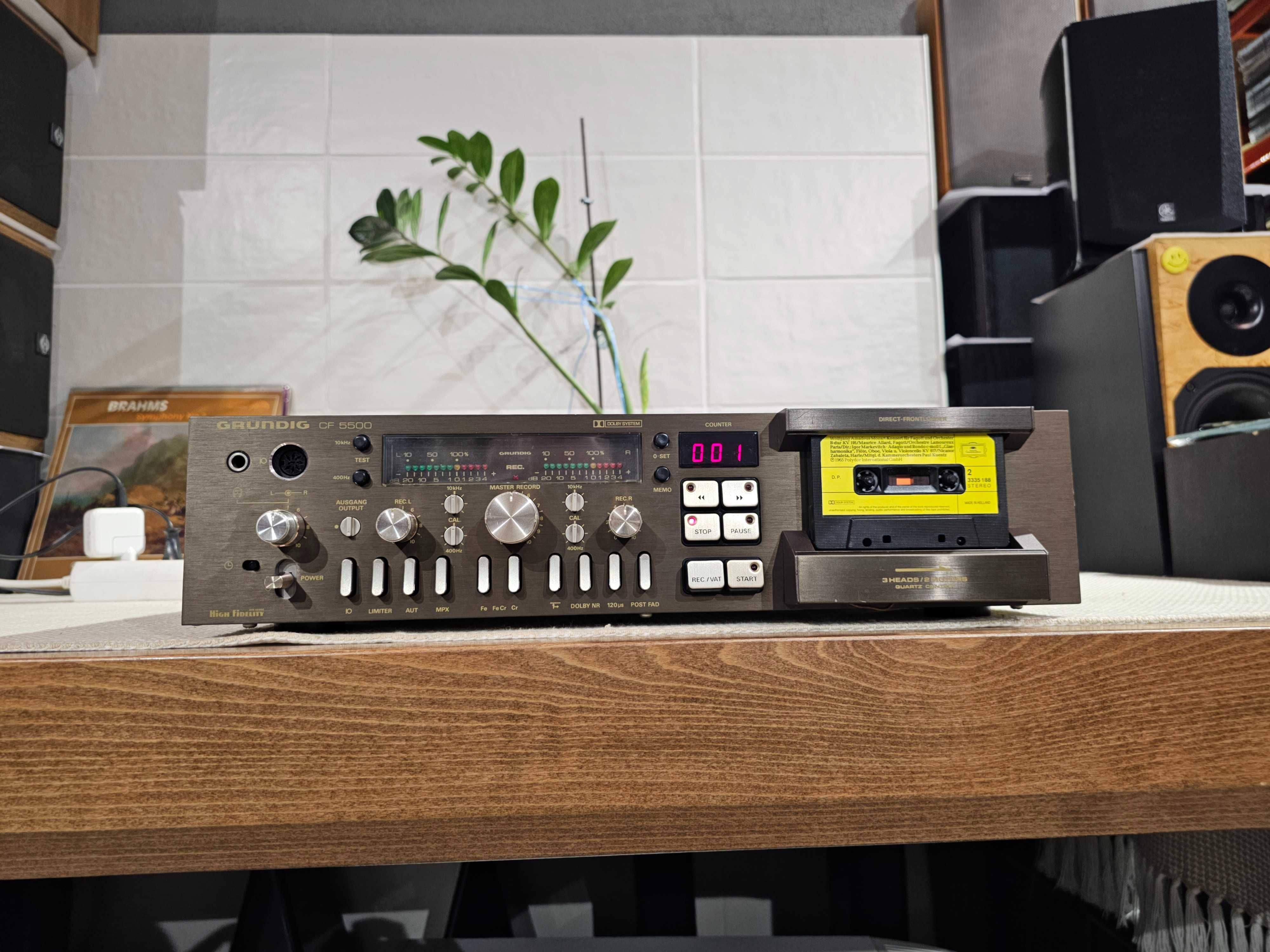 Касетна дека Grundig CF 5500 (3 Head, HQ, Made in Germany)
