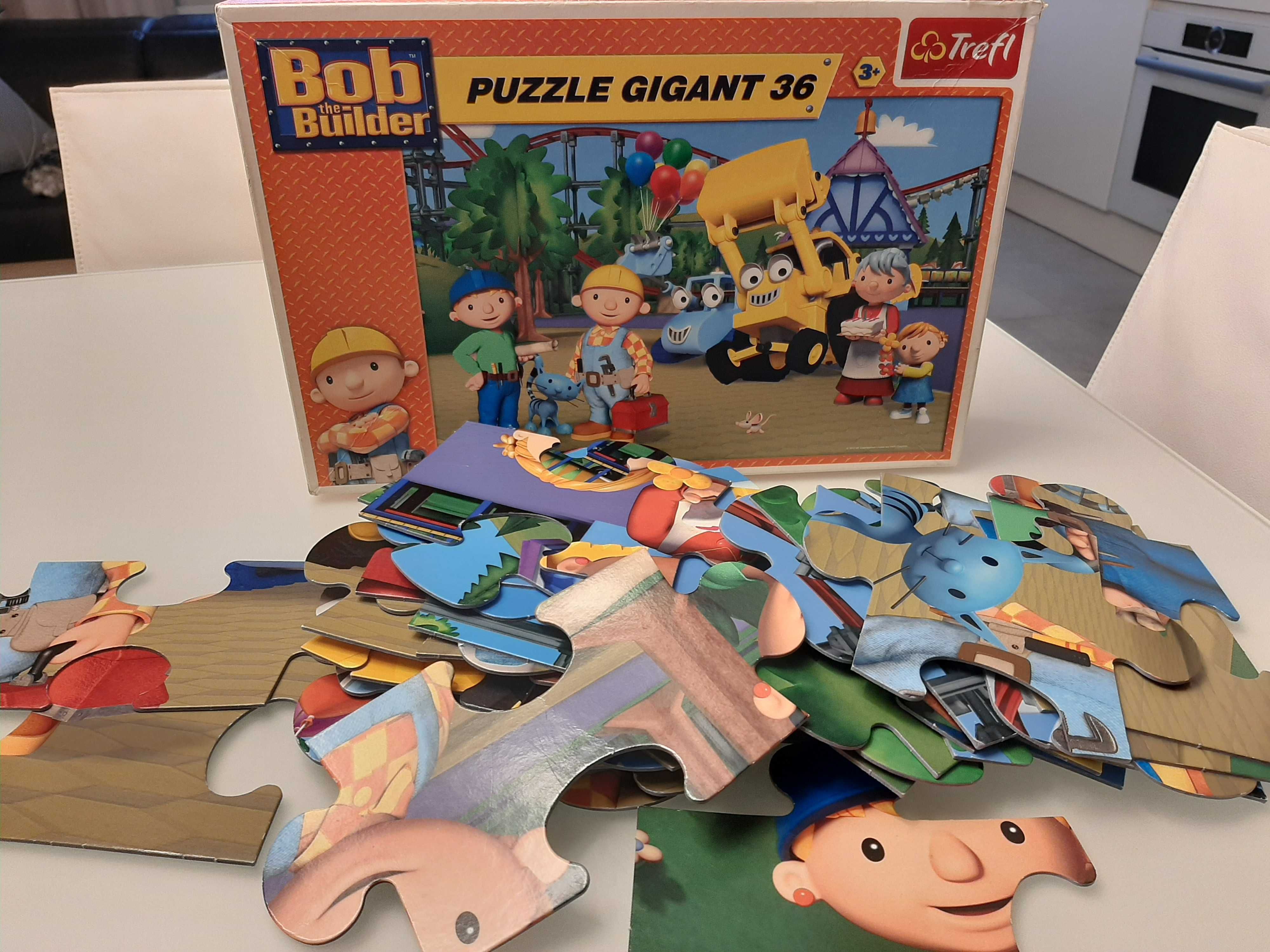 Puzzle bardzo duże Bob Budowniczy.