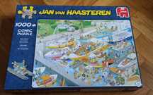 Puzzle Jumbo 1000 - Jan Van Haasteren śluza