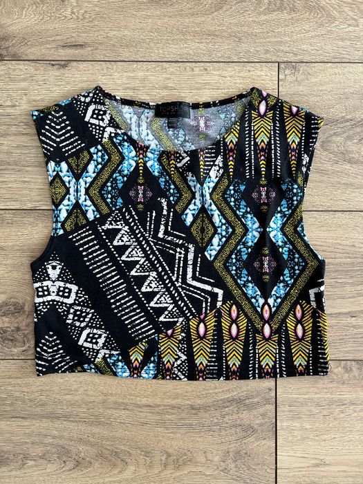 Crop top kolorowy M
