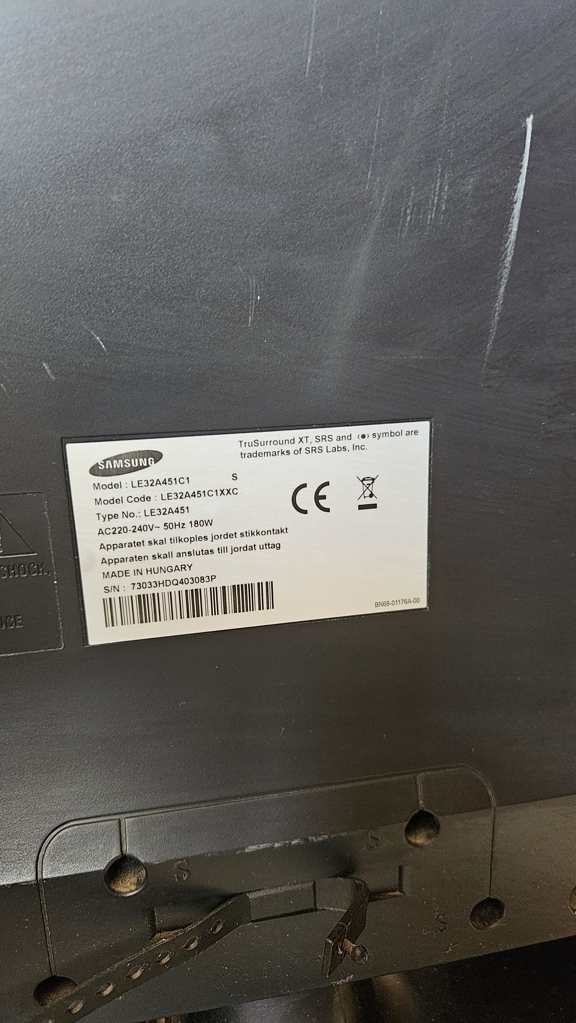 Телевізор SAMSUNG LE32A451C1