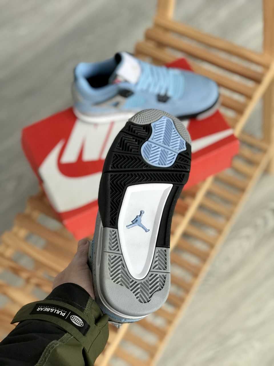 Кроссовки Nike Air Jordan 4 SE University Blue Grey Black White