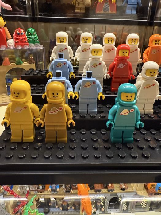 Lego minifigures, Classic Space, лего мініфігурки классичні космонавти