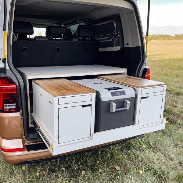 Zabudowa kempingowa turystyczna Boks Caravelle T6 T5 Mercedes Ford itp