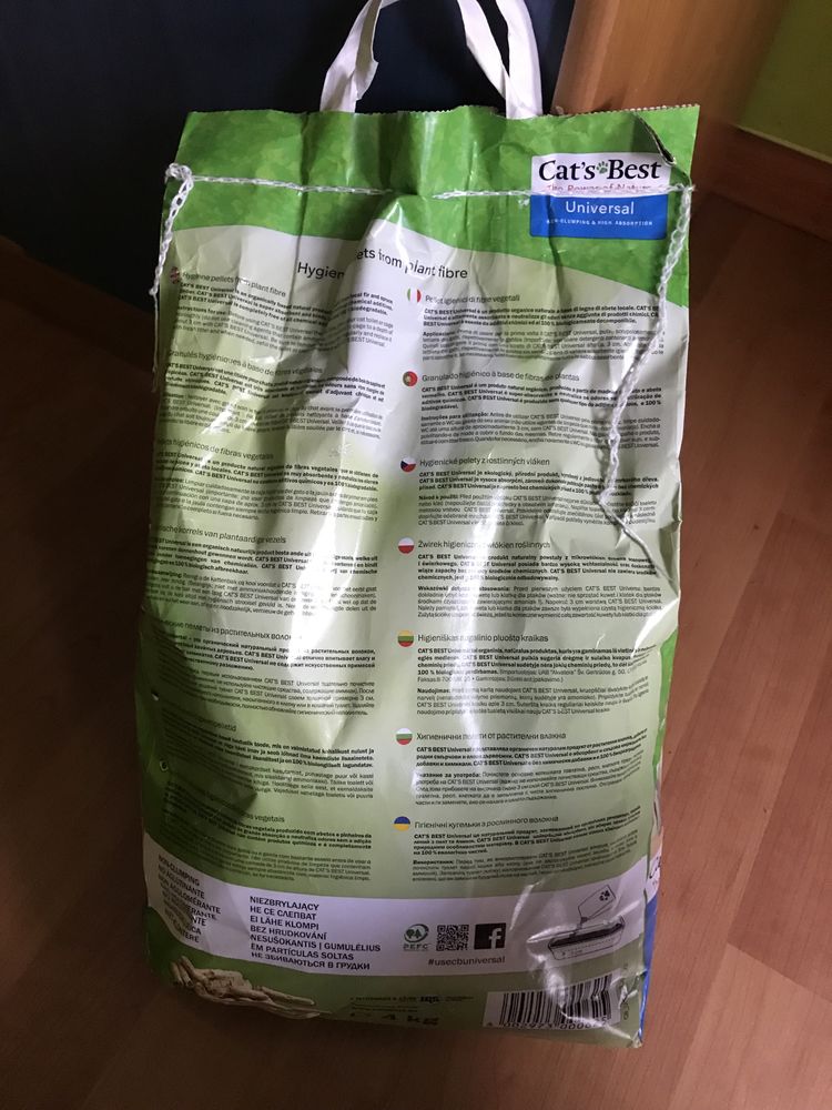 Hygiene pellets from plant fibre