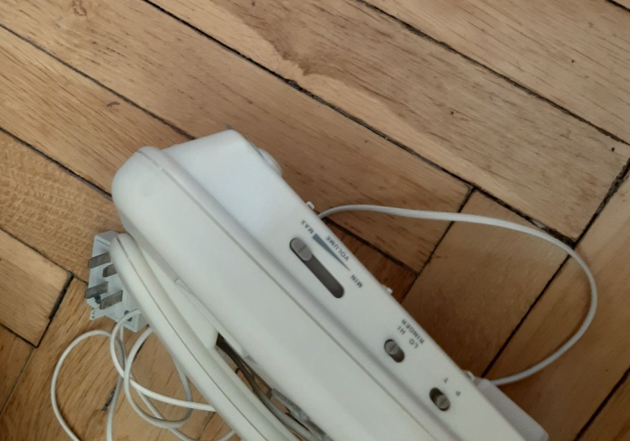 Telefon biały stacjonarny Cyfral Maxim Ph-129 sp