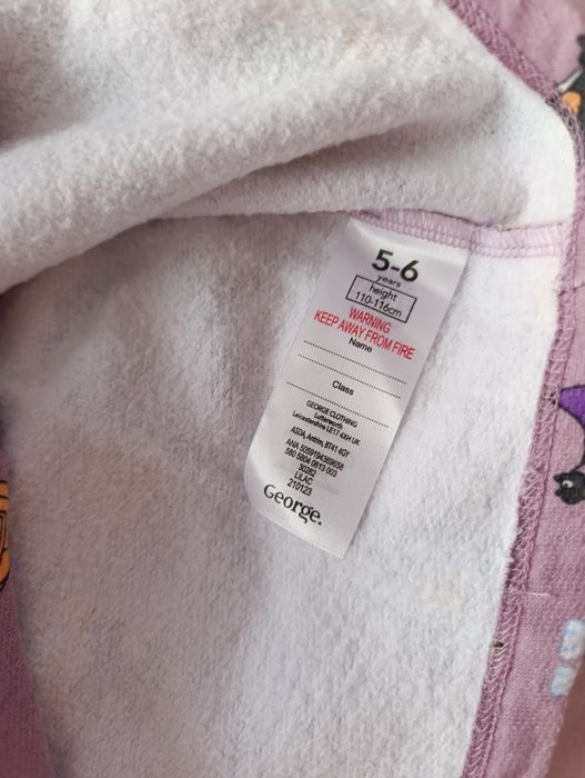 Платтячко George 5-6 р на флісі, 110-116см. Нове. Bluey