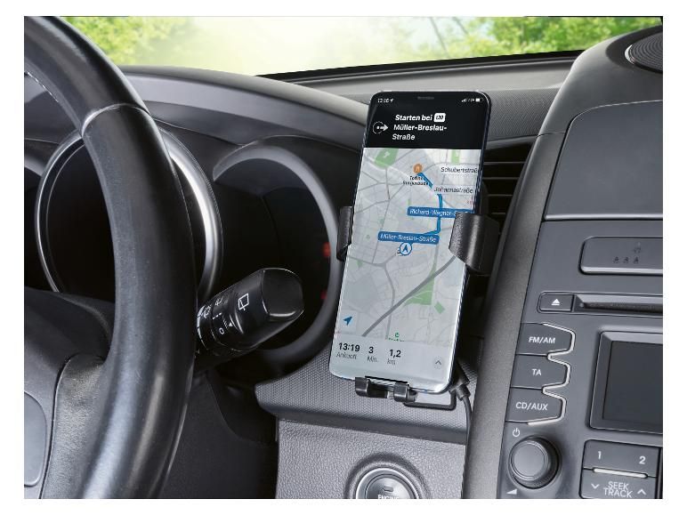 Tronic Uchwyt Samochodowy Do Smartfona Czarny 10W