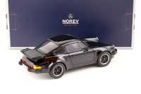 Porsche Turbo 3.3 + 1/18 + Preto + Novo + NOREV + Portes Grátis