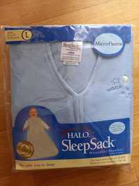 Śpiworek firmy Halo SleepSack polarowy rozmiar L 12-18 miesięcy