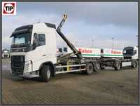 Volvo FH460 / Hakowiec / GLOBETROTTER / 643887  Zestaw hakowiec Volvo + przyczepa Huffermann / Netto 339.000 zł