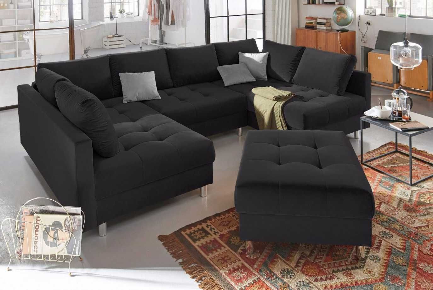 Duży Elegancki narożnik modułowy z funkcją spania i pufą! Producent