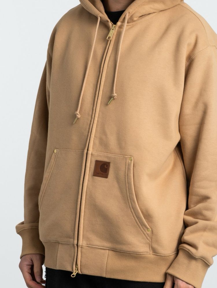 Чоловіча кофта худі на блискавці CARHARTT WIP 	I034428-07E.XX ОРИГІНАЛ