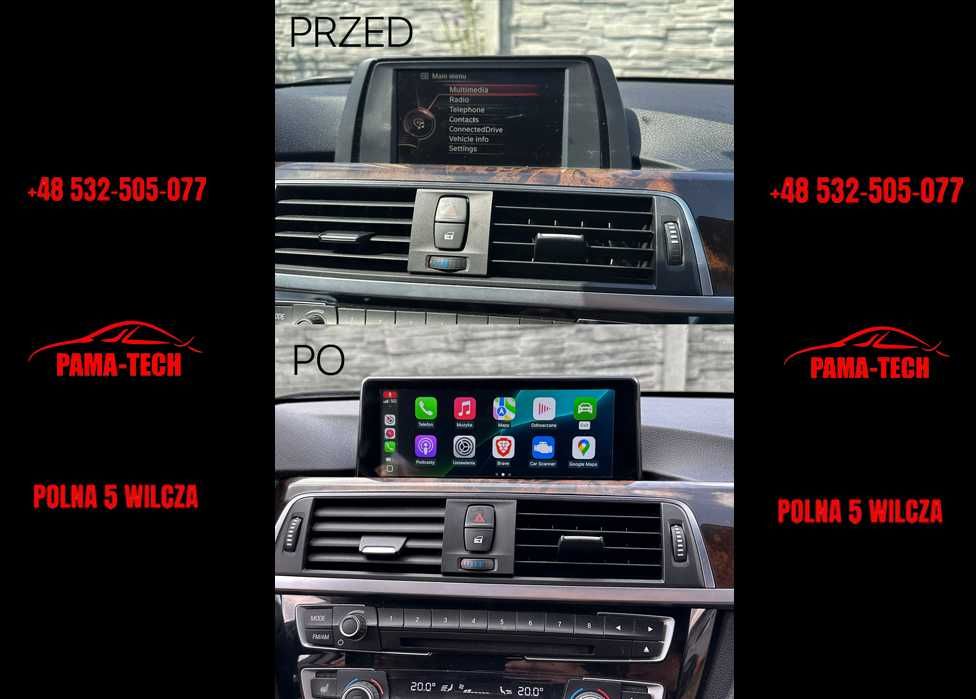 MONTAŻ GRATIS Radio 8.8 cali Android BMW 2, 3, 4 Android Auto+CarPlay
