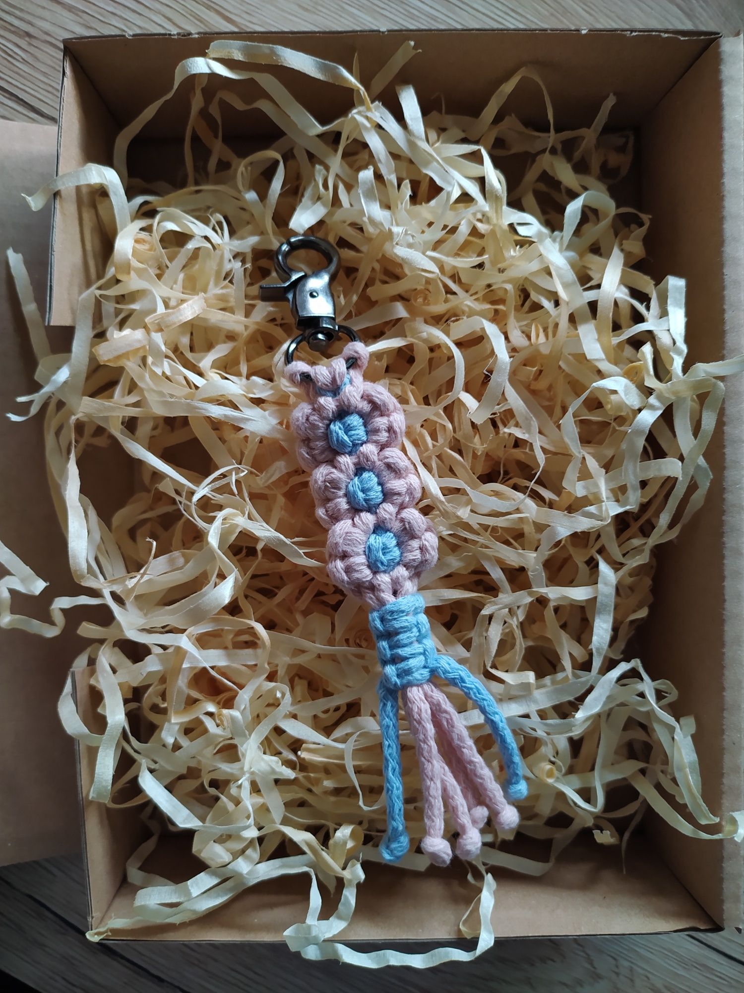 Brelok makrama handmade