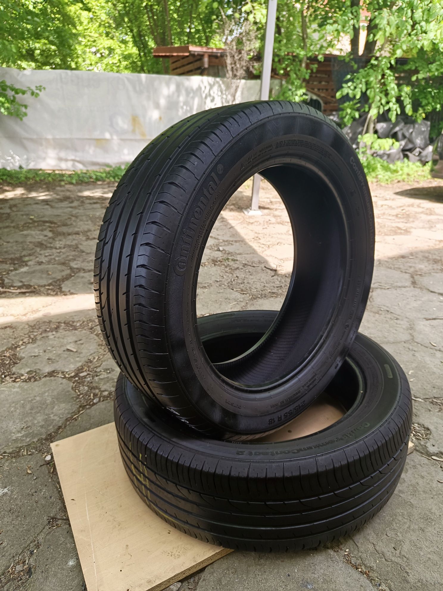 6,8mm Continental 215/55 R18, cena za 2szt.