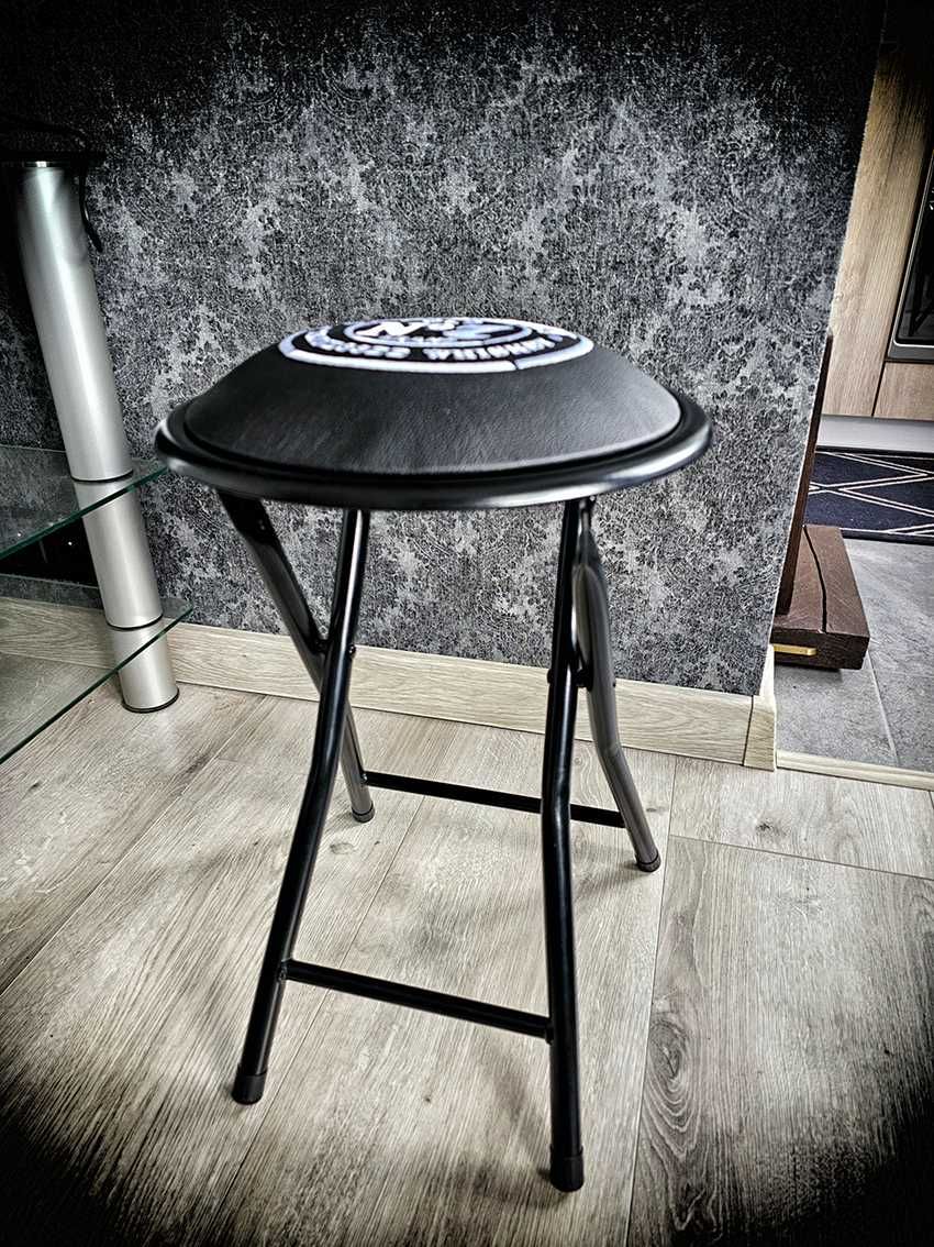 Jack Daniels taboret, krzesło  - skóra