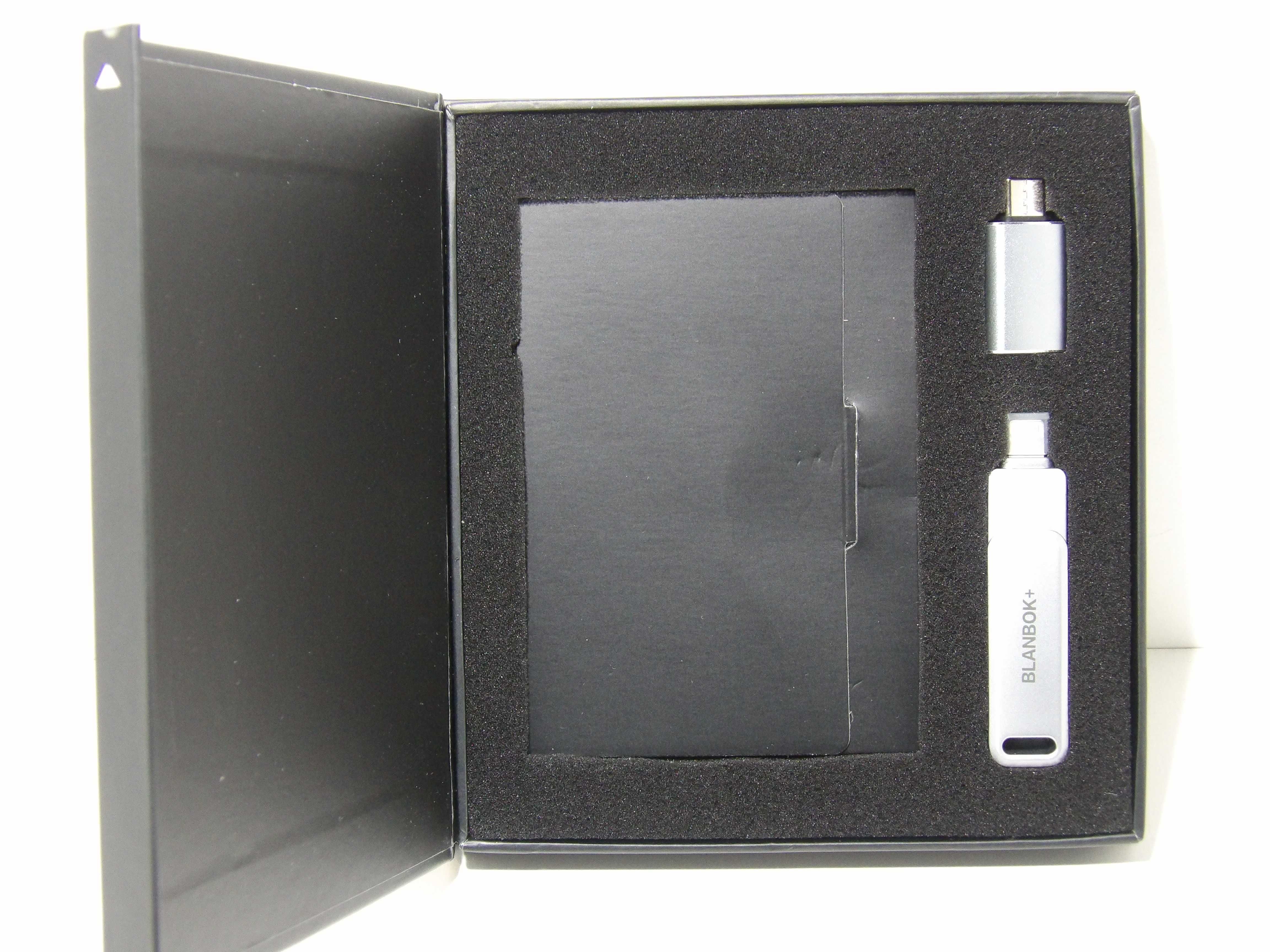 Pendrive blanbok+ 128GB Lightning, Usb 3.0, Usb 3,1 Typ c srebrny R2