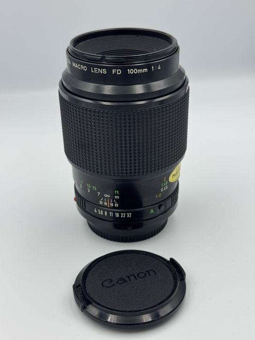 Canon Fd 100 macro 1:4 Mint + Canon Tube 50 Zestaw