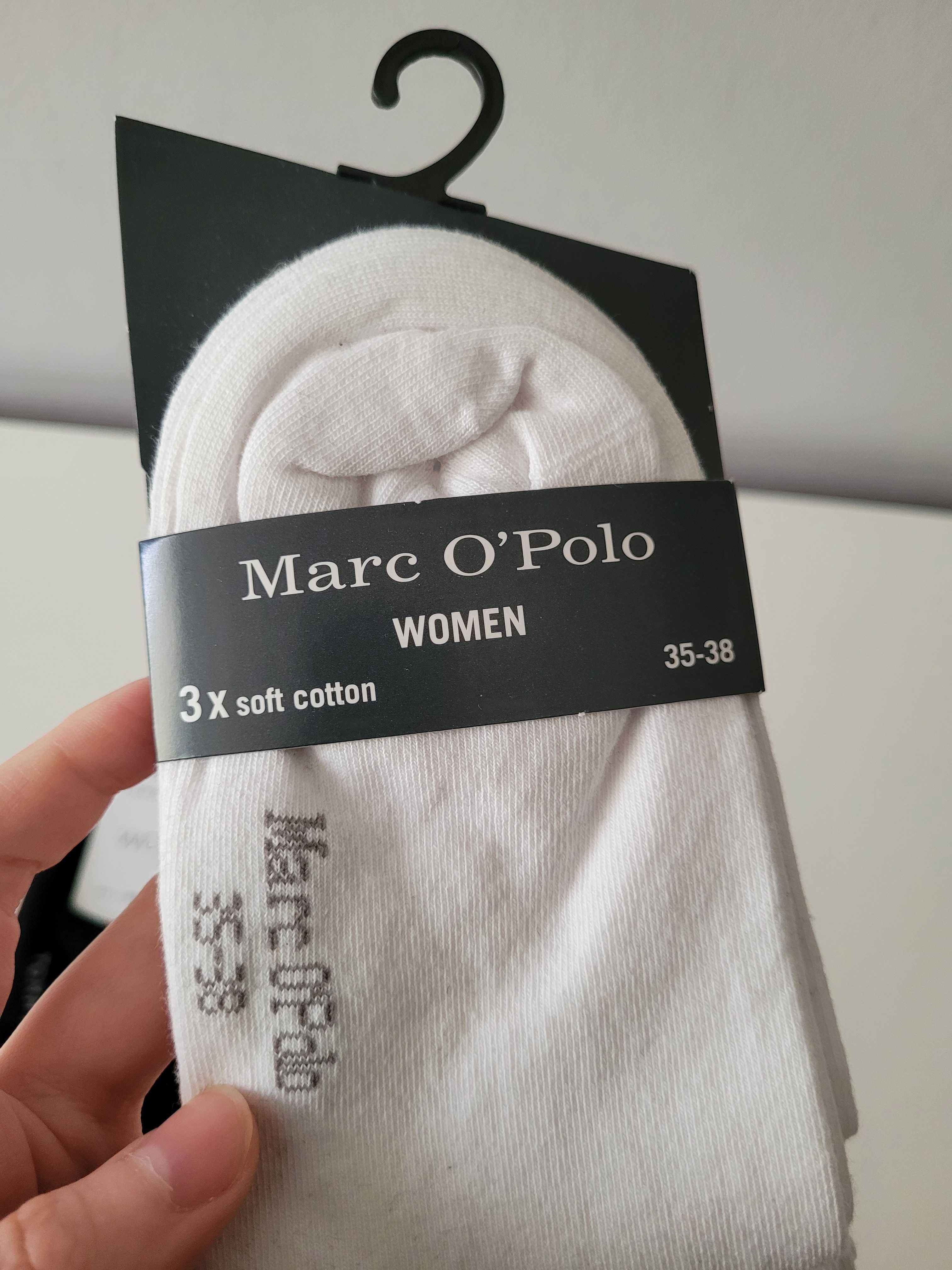Tommy Hilfiger Marc O'Polo skarpety skarpetki czarne białe 35-38 nowe