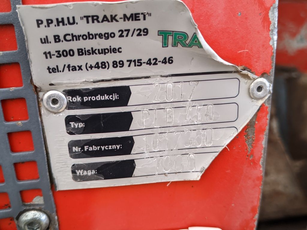 Piłołuparka trak met płd 450