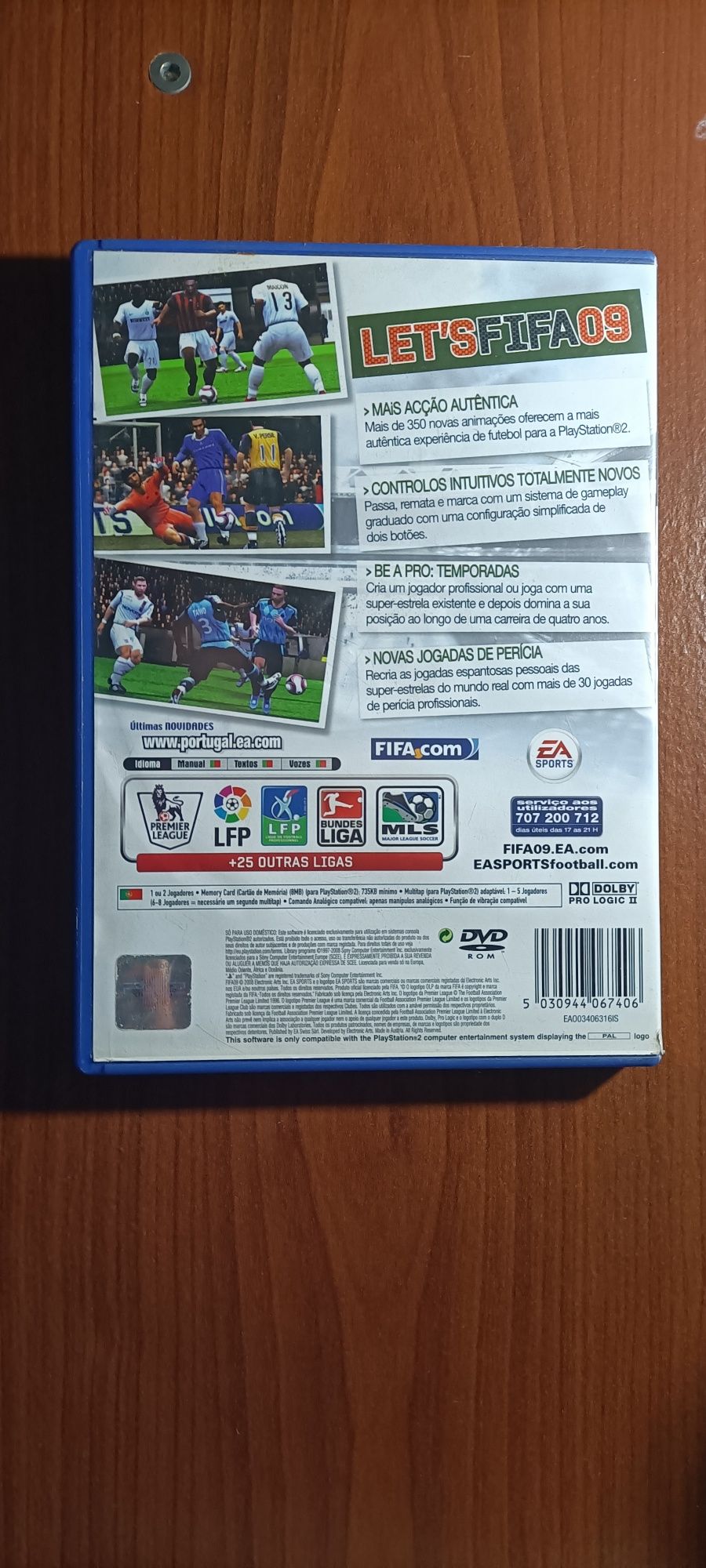 Jogo FIFA 9 para PS2