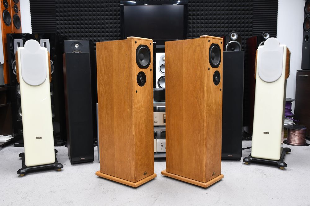 Kultowe kolumny Głośnikowe podłogowe stereo Castle Howard S2