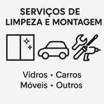 Serviços gerais: vidros, carros, móveis e mais - Rápido e acessivel.
