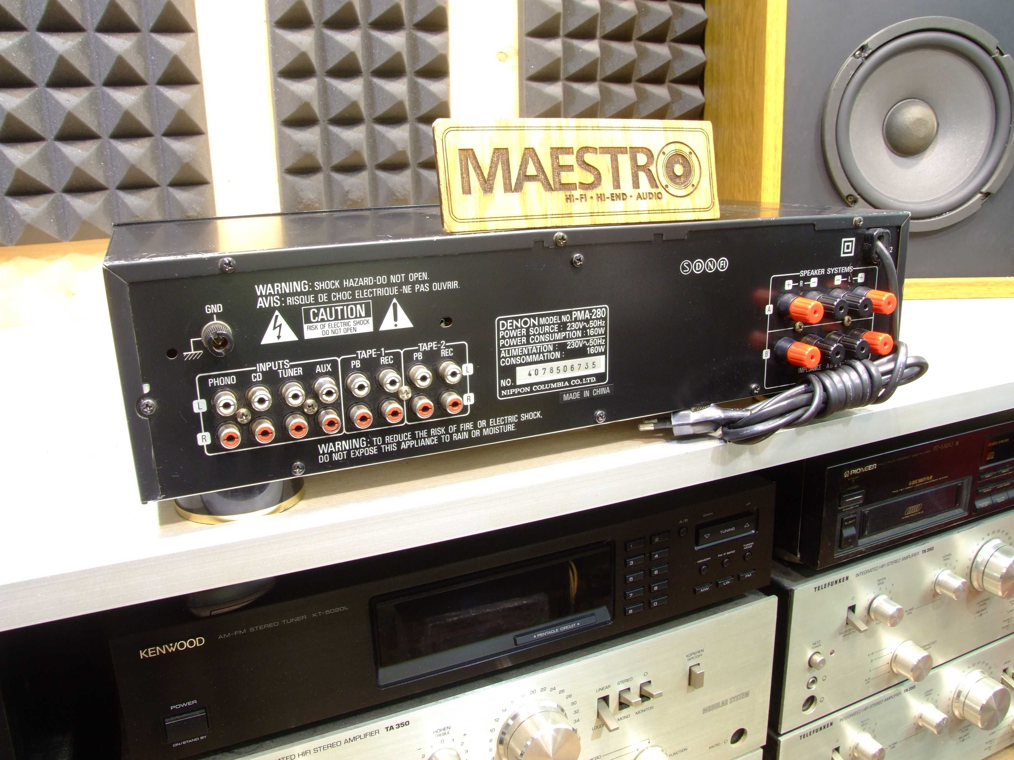 Підсилювач Denon PMA-280. 2х55. JAPAN. 4-16 Ом. Без передплати