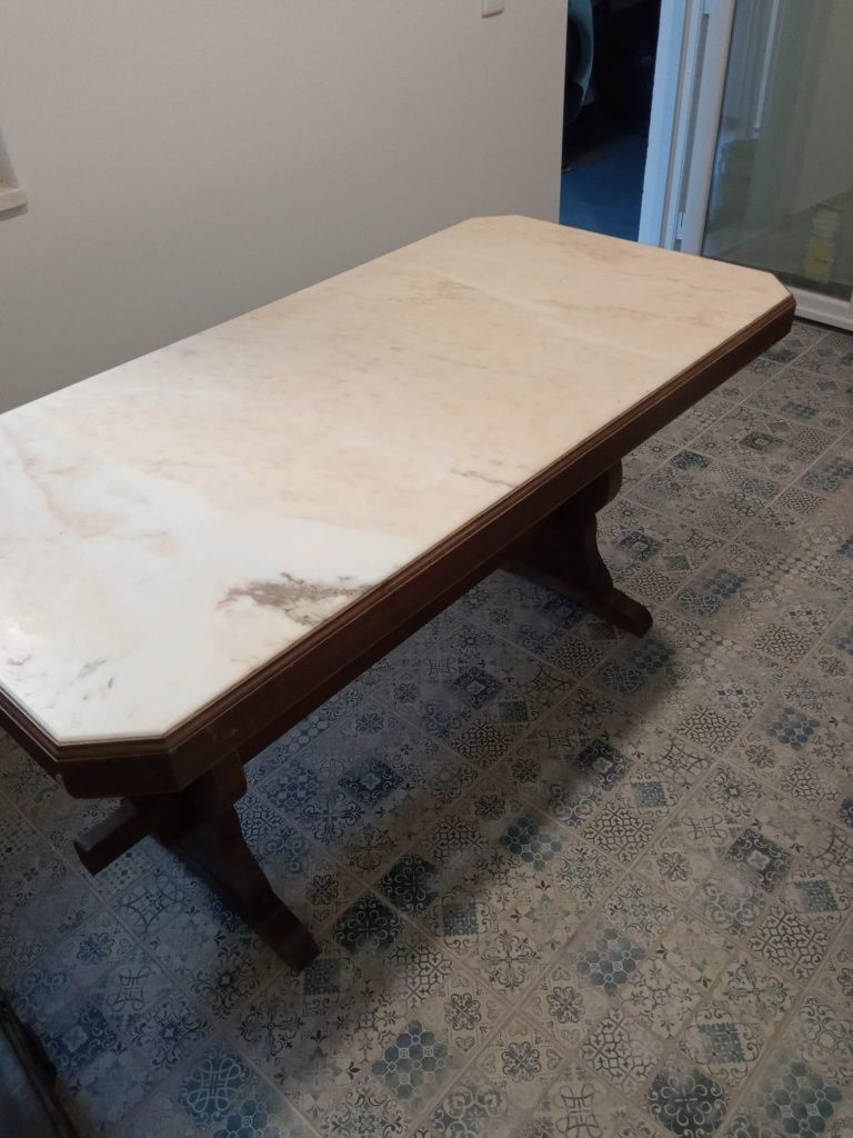 Vendo mesa tampo marmore