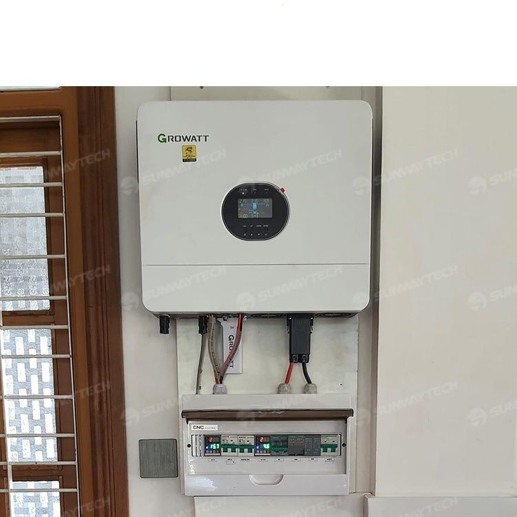 Гибридний інвертор Growatt SPF 6000 ES plus 6kw 6000W преоброзеватель