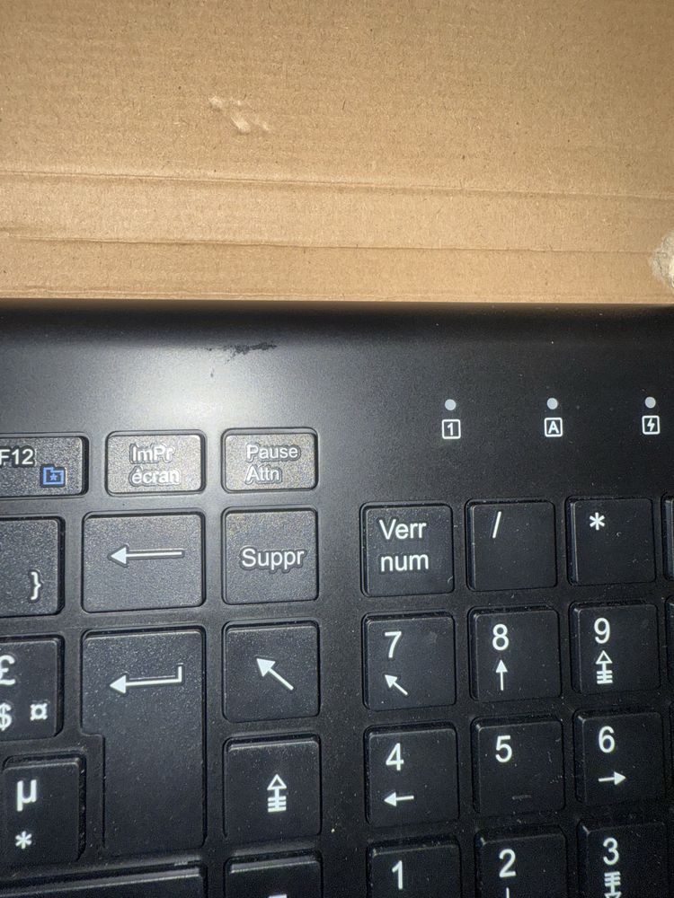Ergonomiczna klawiatura bezprzewodowa Cimetech 2,4 GHz francuska