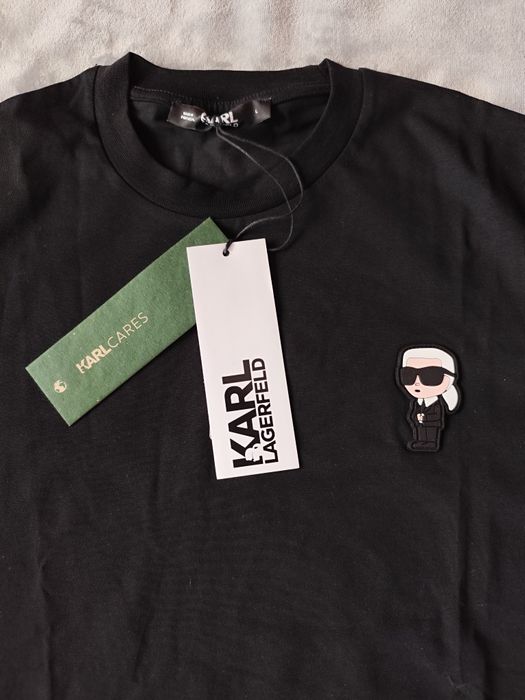 Koszulka męska T-shirt męski Karl Lagerfeld nowy czarny L, XL